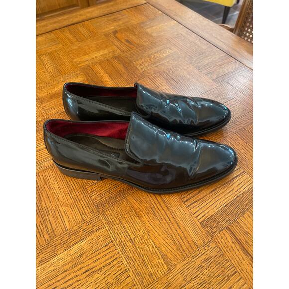 Johnston & Murphy Gavney Slip-On Loafer in Black Patent size 10.5 main image 5